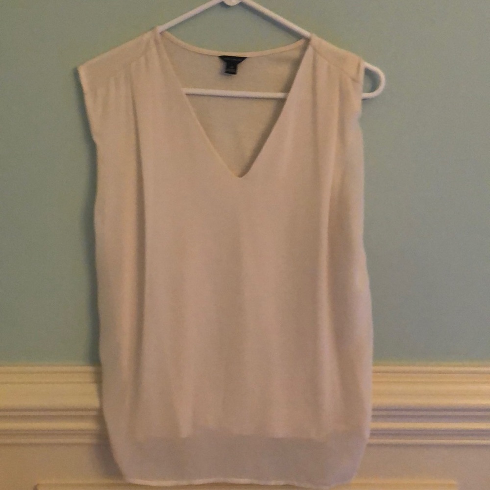 Ann Taylor Cream Blouse, size M